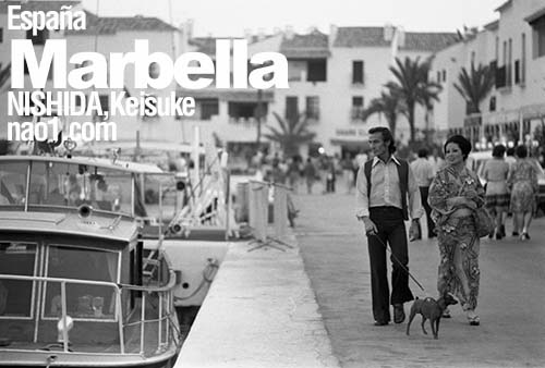 Puerto Banus Marbella 長嶺泰子1973　撮影/西田圭介　
